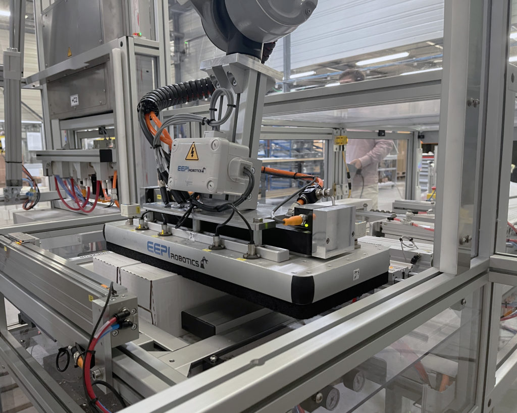 ROBOTERZELLE ZUR PALETTIERUNG